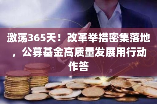 激荡365天！改革举措密集落地，公募基金高质量发展用行动作答