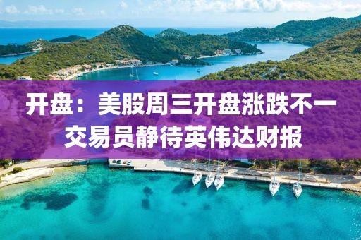开盘：美股周三开盘涨跌不一 交易员静待英伟达财报