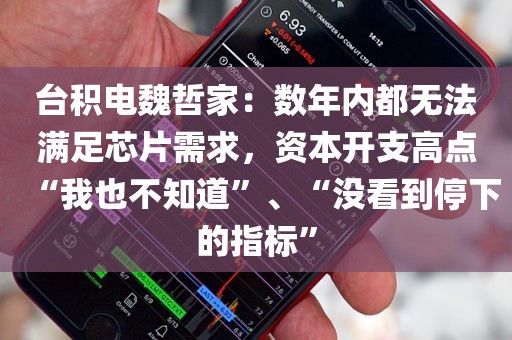 台积电魏哲家：数年内都无法满足芯片需求	，资本开支高点“我也不知道”、“没看到停下的指标	”