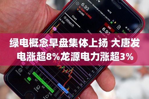 绿电概念早盘集体上扬 大唐发电涨超8%龙源电力涨超3%