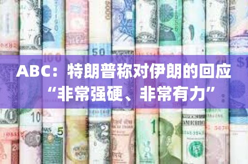 ABC：特朗普称对伊朗的回应“非常强硬、非常有力”