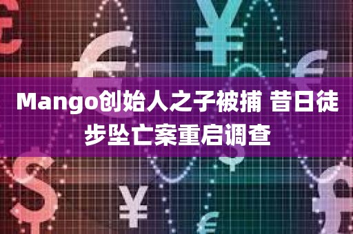 Mango创始人之子被捕 昔日徒步坠亡案重启调查