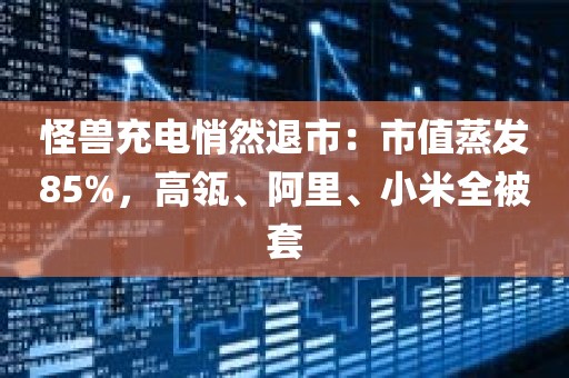 怪兽充电悄然退市：市值蒸发85%，高瓴、阿里、小米全被套