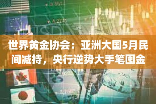 世界黄金协会：亚洲大国5月民间减持，央行逆势大手笔囤金