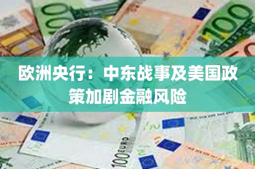 欧洲央行：中东战事及美国政策加剧金融风险