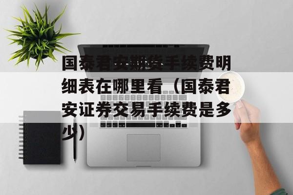 国泰君安期货手续费明细表在哪里看（国泰君安证券交易手续费是多少）
