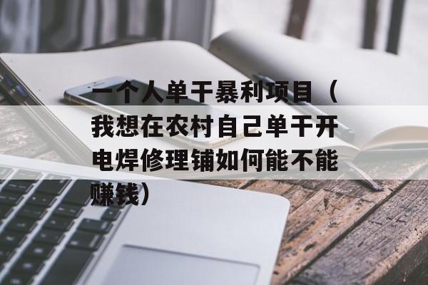 一个人单干暴利项目（我想在农村自己单干开电焊修理铺如何能不能赚钱）