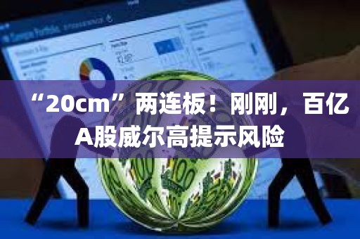 “20cm”两连板！刚刚，百亿A股威尔高提示风险