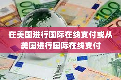 在美国进行国际在线支付或从美国进行国际在线支付