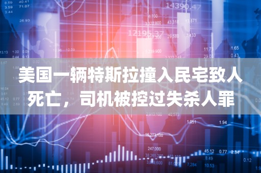 美国一辆特斯拉撞入民宅致人死亡，司机被控过失杀人罪