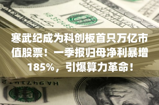 寒武纪成为科创板首只万亿市值股票！一季报归母净利暴增185%	，引爆算力革命！