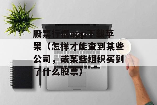 股票行情app下载苹果（怎样才能查到某些公司，或某些组织买到了什么股票）
