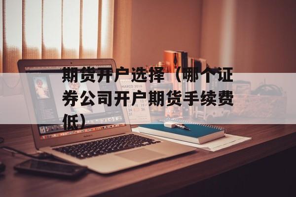 期货开户选择（哪个证券公司开户期货手续费低）