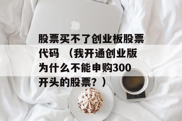 股票买不了创业板股票代码 （我开通创业版为什么不能申购300开头的股票？）